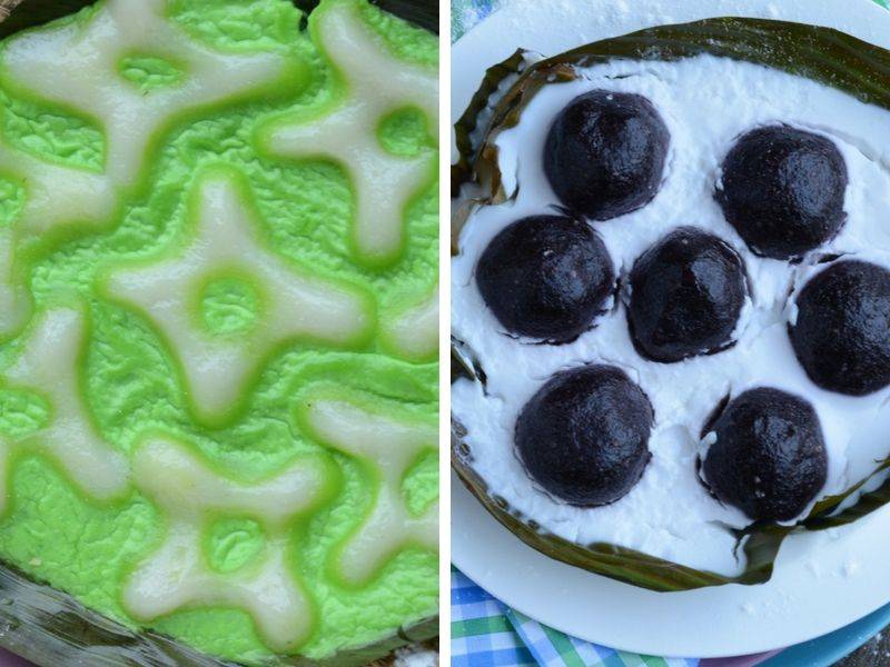 Kuih Badak Kubang & BungaTelipok, Sedap Sungguh Rasanya.