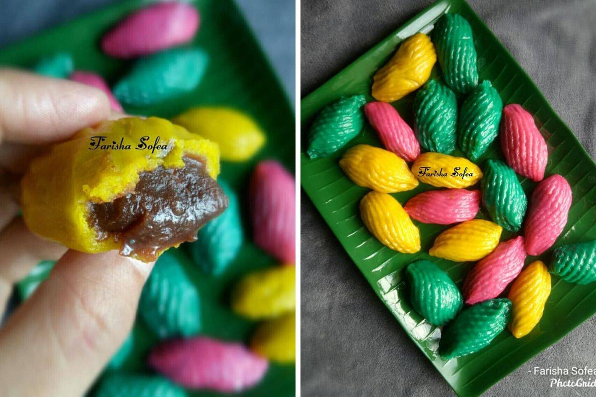 Kuih Peria Warna Warni , Sedap Aje Mengunyahnya