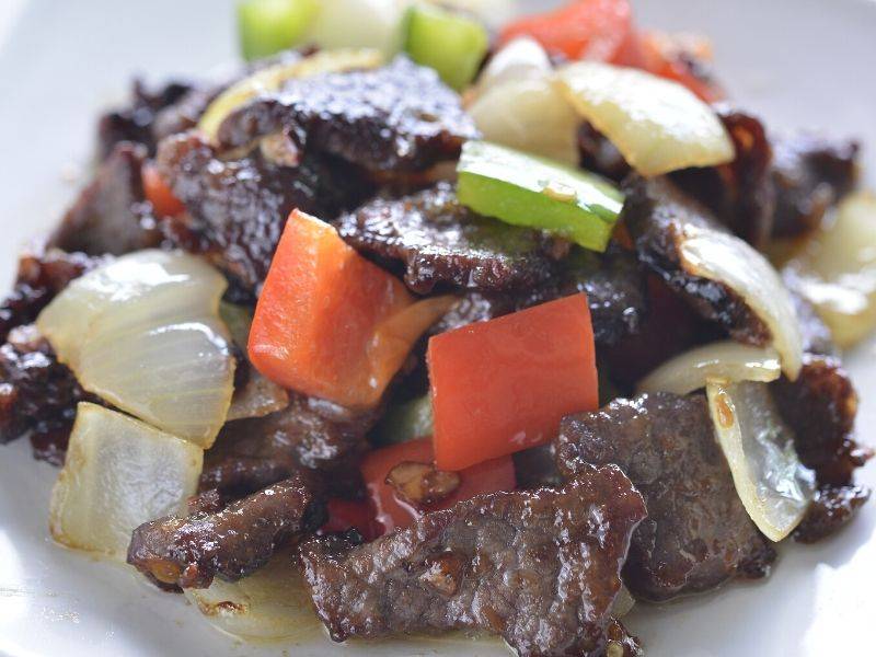 Daging Tumis Bawang Putih Sos Tiram, Menu Sempoi Yang Sedap.