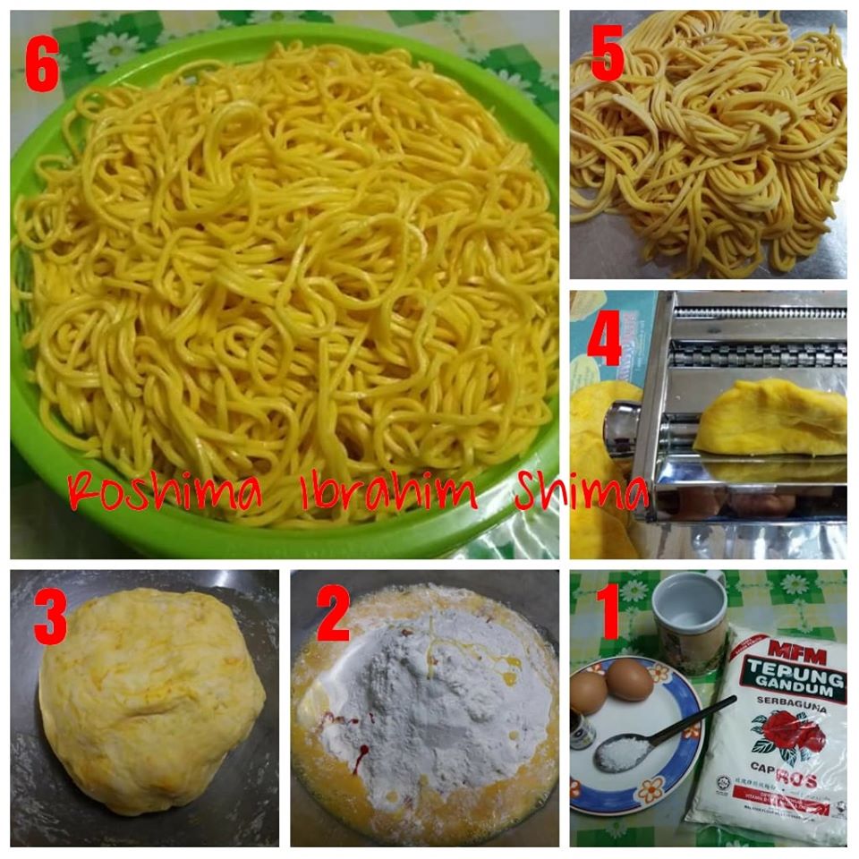 Ini Cara Buat Mi Kuning Tanpa Guna Kapur &#038; Bahan Pengawet.