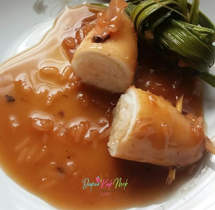 Resipi Ketupat Sotong Kelantan, Manis Berlemak Memang Sedap