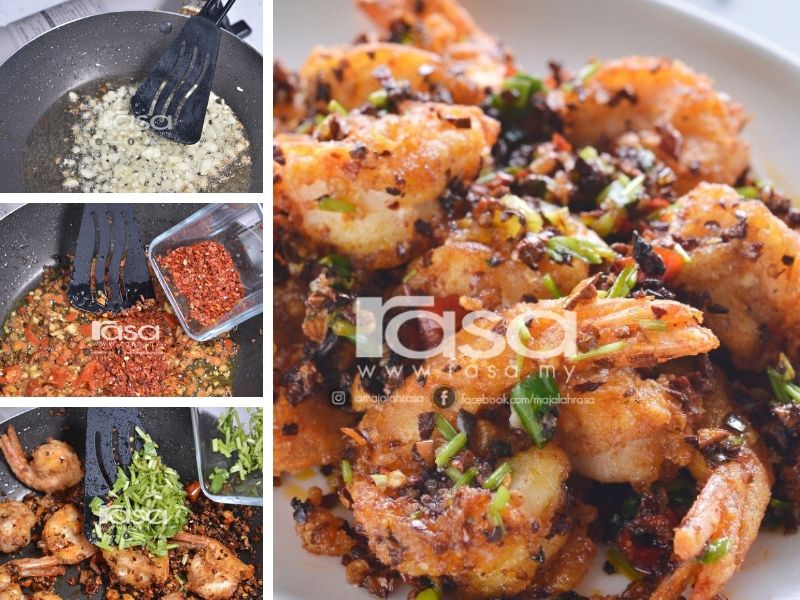 Udang Goreng Pedas Paling Sedap &#038; Senang Masak.