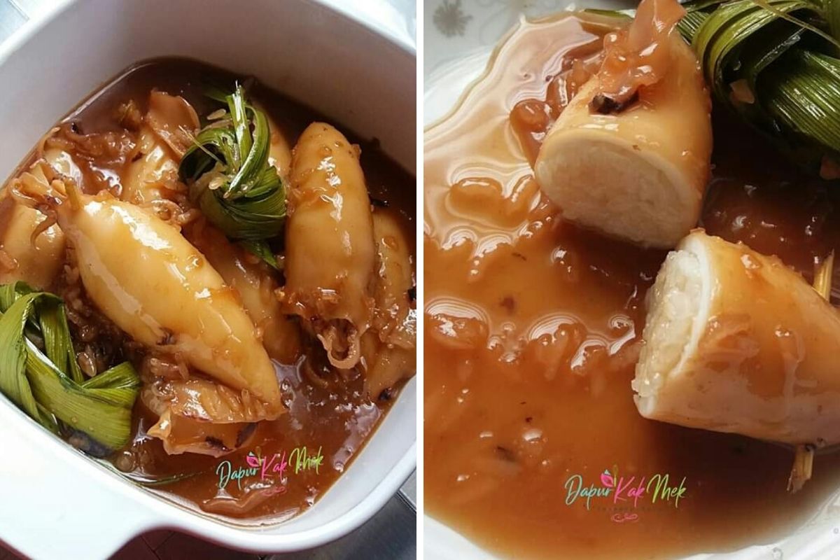 Lemak Manis, Inilah Dia Ketupat Sotong Kelantan