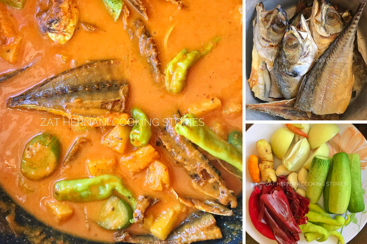 Resipi Gulai Lemak Ikan Kering Versi Kelantan Memang Sedap