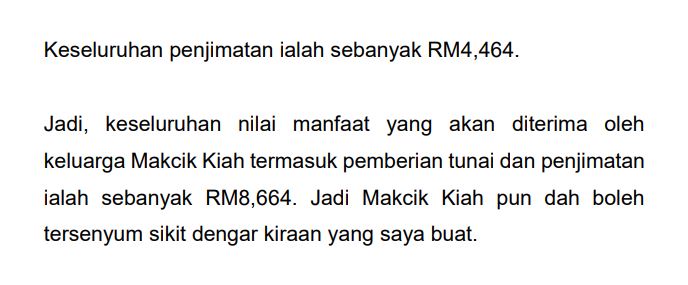 Makcik Kiah Pisang Goreng- Contoh Paling Mudah PM Kongsi Supaya Rakyat Faham Pakej Rangsangan Ekonomi Prihatin Rakyat.