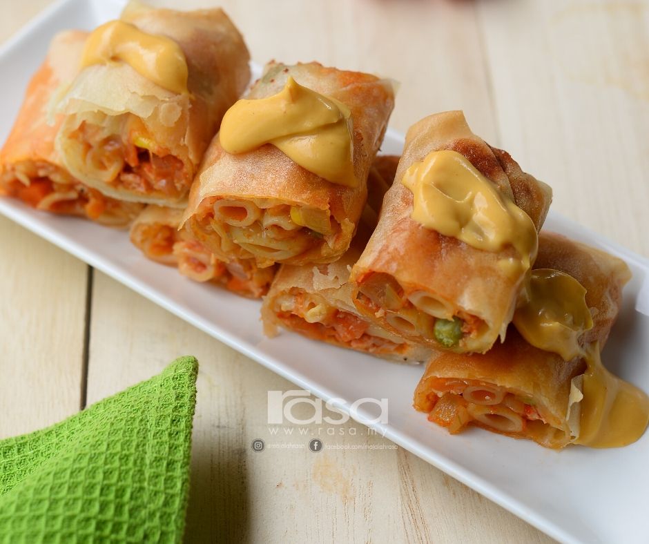 Spring Roll Makaroni Berkeju, Hidangan Minum Petang Yang Menyelerakan