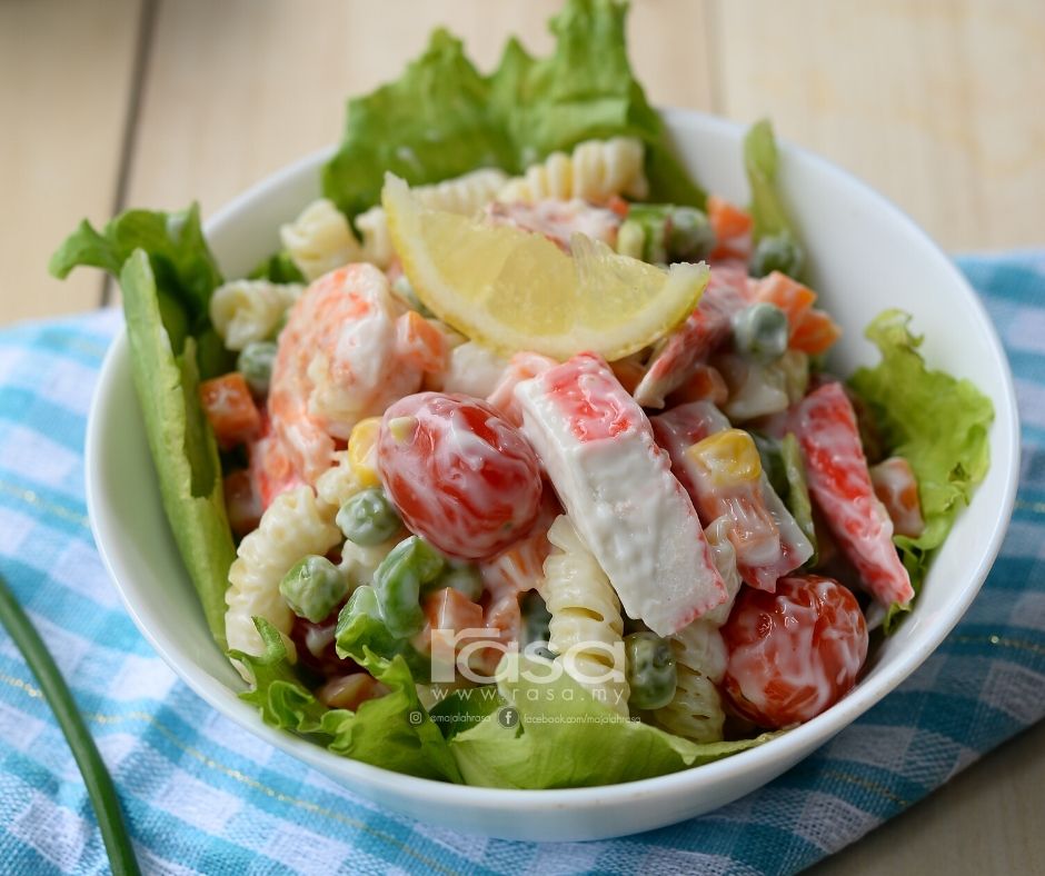 Resipi Salad Pasta, Sesuai Untuk Yang Sedang Cuba Diet Sihat