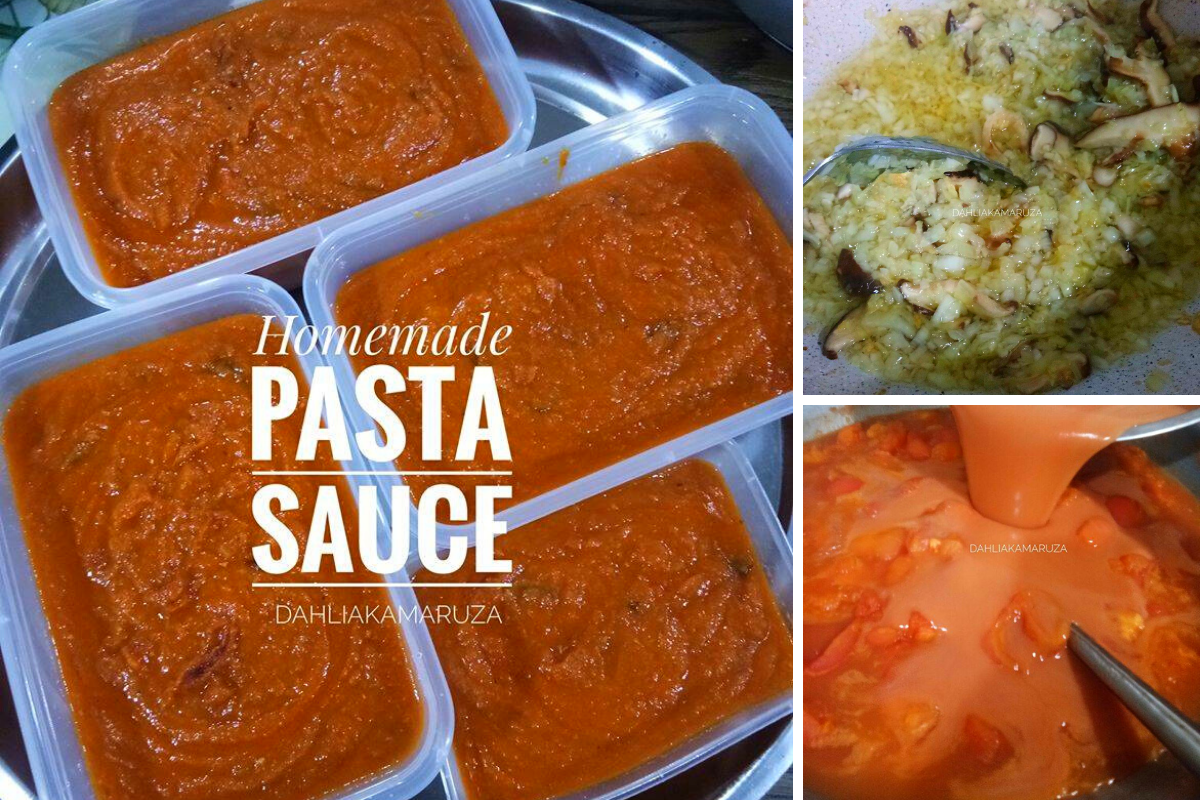 Cara Buat Sos Spageti Homemade Sedap &#038; Mudah