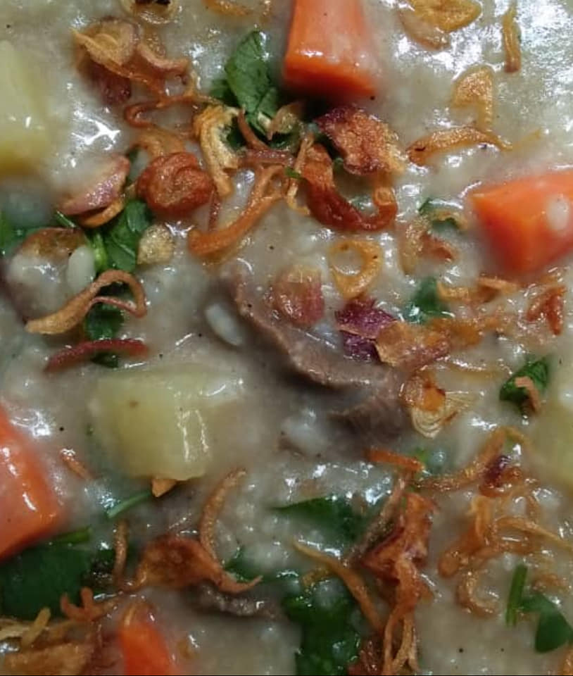 Cara Masak Bubur Lambuk Sedap Guna 2 Cawan Beras