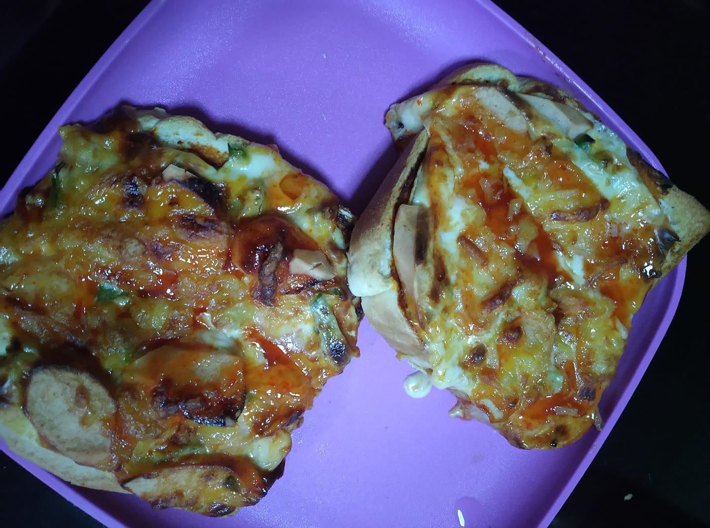 Piza Homemade Guna Roti Sandwic, Sedap Sungguh