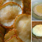 Resipi Kuih Cucur Topi Mudah Hanya Guna 4 Bahan.