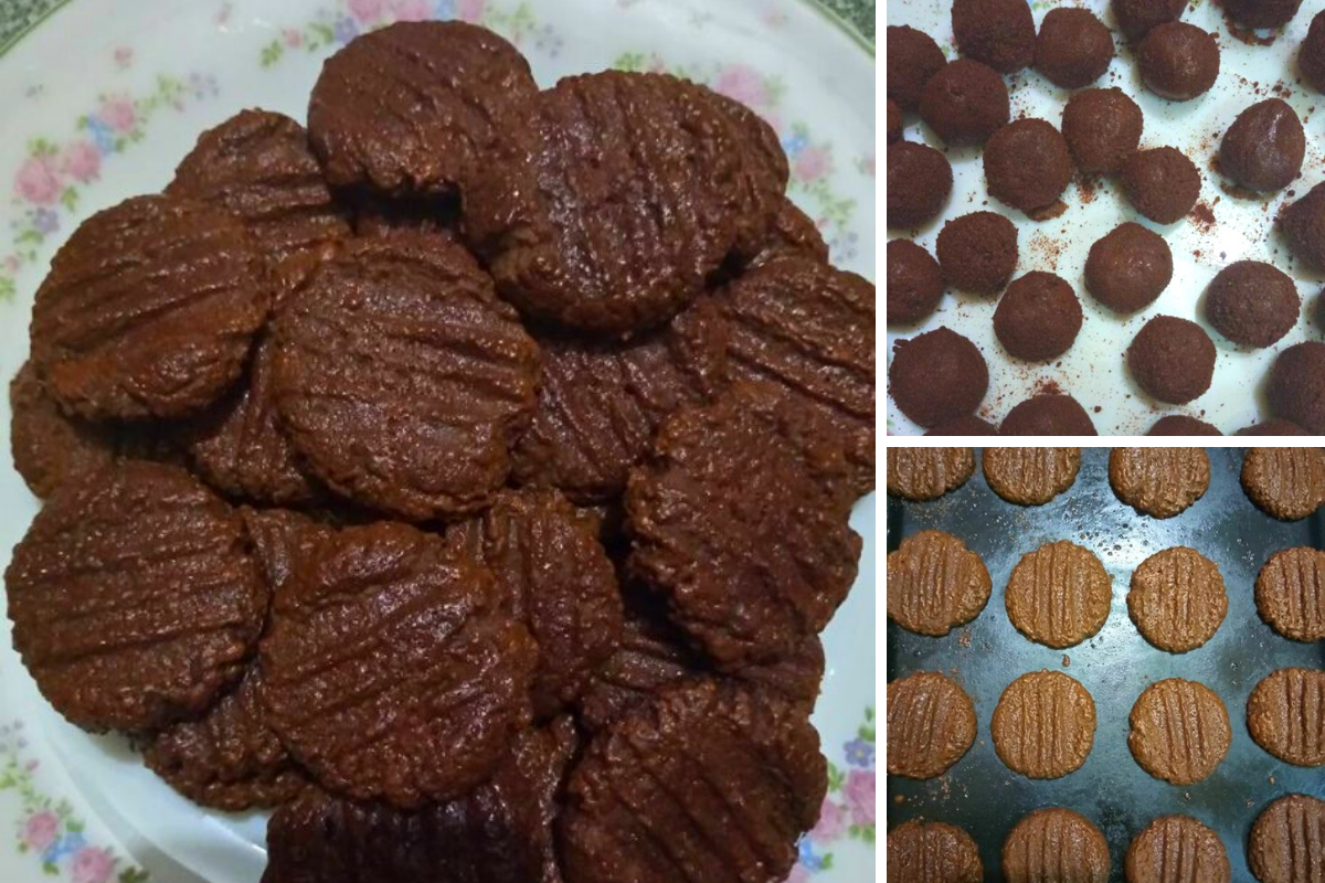 Biskut Milo Rangup Paling Mudah & Tak Guna Banyak Bahan.