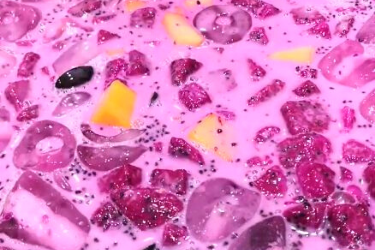 Cara Buat Air Dragon Mix Fruit Sedap Untuk Berbuka Puasa.