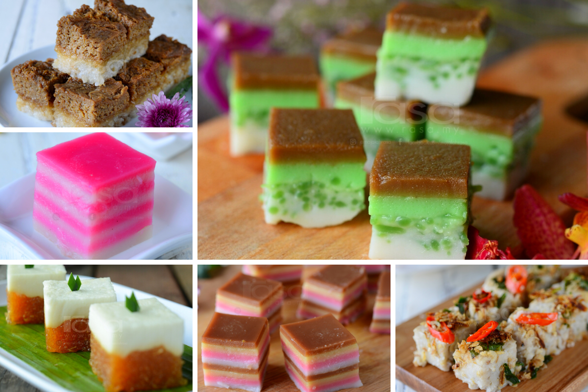 kuih talam tepung gandum