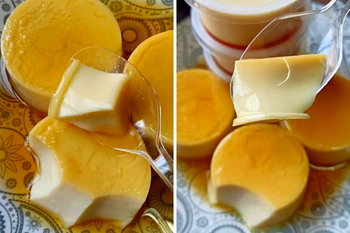 Cara Buat Puding Karamel Tanpa Guna Telur &#038; Tak Perlu Kukus.