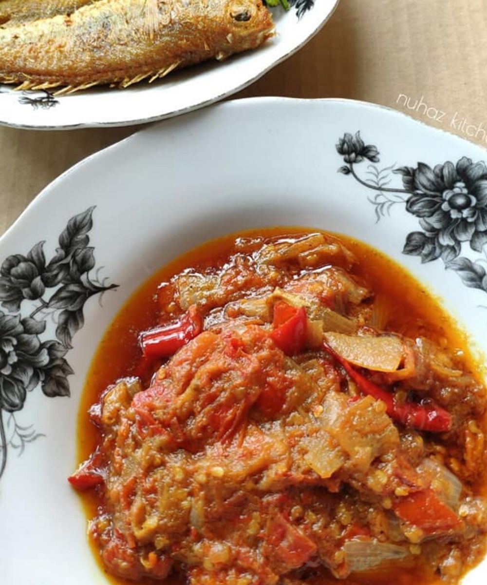 Sambal Nasi Ayam Penyet. Sambal Ekspres, Jimat Kos.