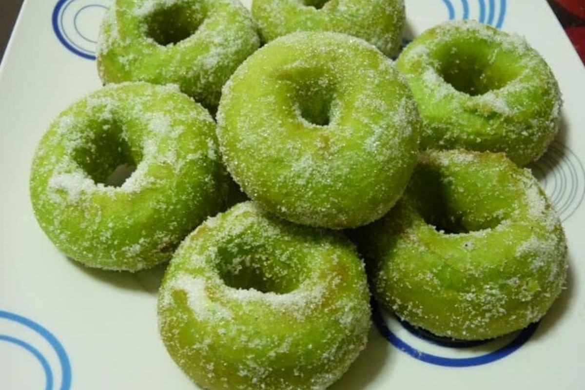 Donut Hijau Super Sedap, Aroma & Rasa Lemak Pandan