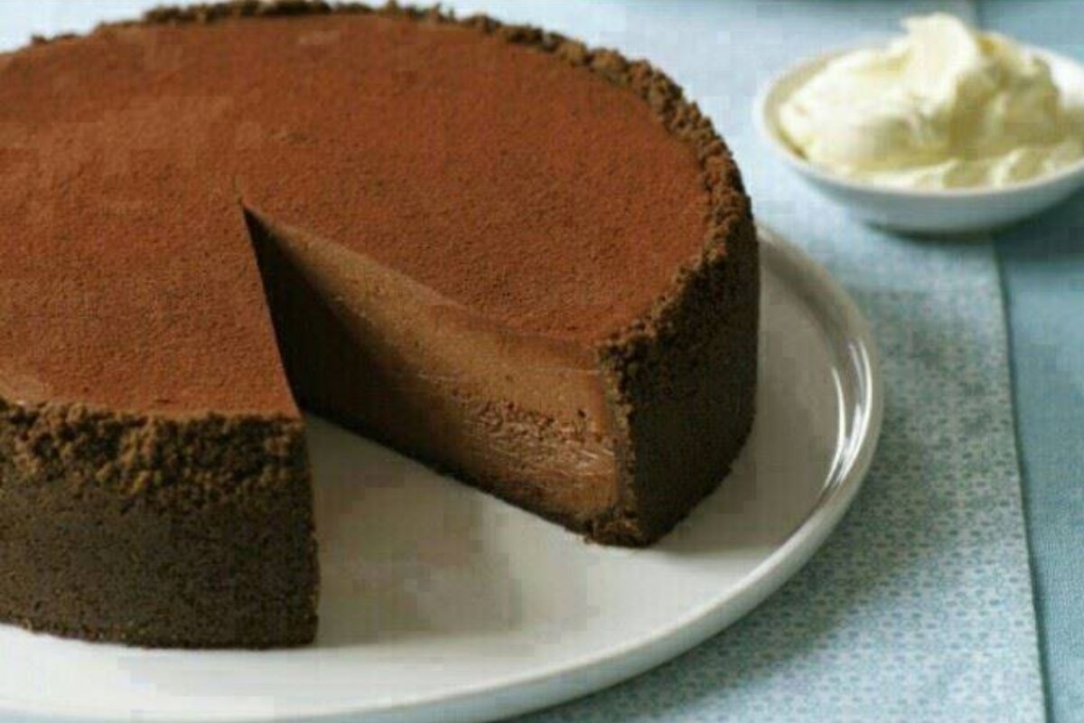 Kek Keju Coklat @ Chocolate Cheese Cake, Lembut Berkrim