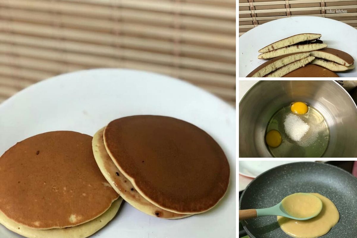 Langkah-langkah Buat Dorayaki ,  Penkek Jepun Kini Milik Keluarga Anda.