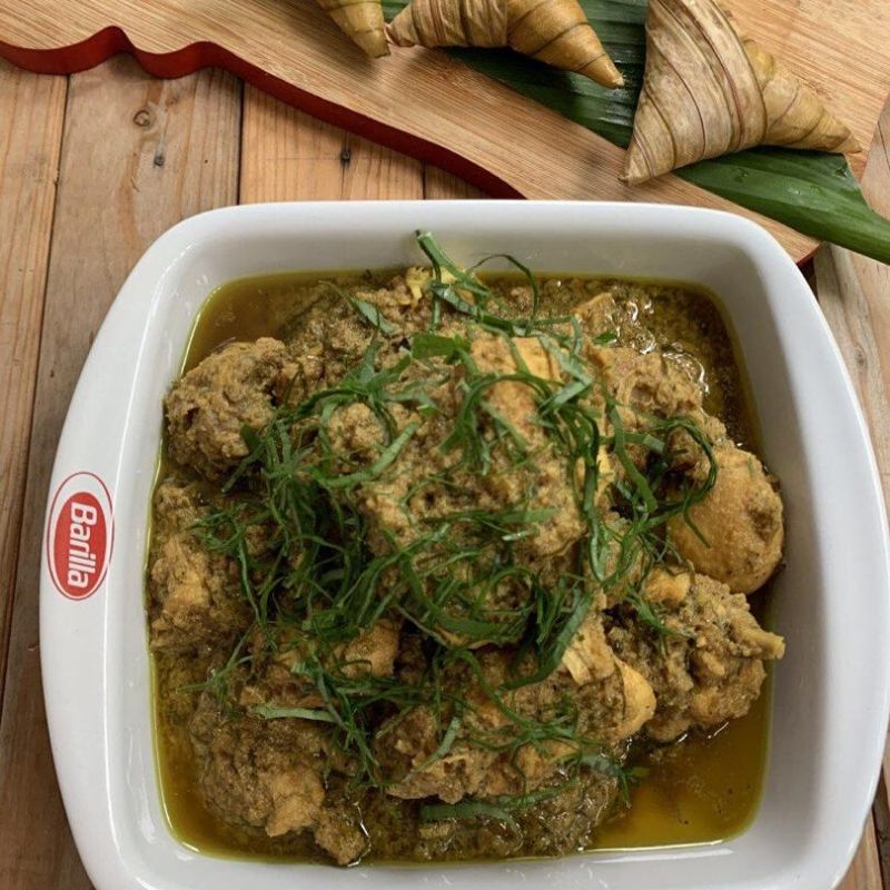 Buka Selera Dengan Rendang Ayam Hijau