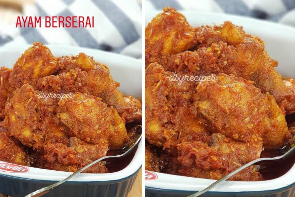 Ayam Cili Berserai Buat Bertambah Nak Makan