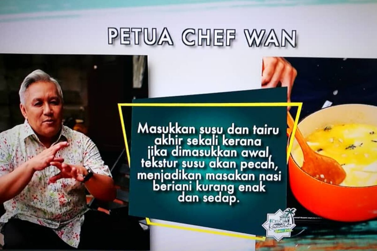 Nasi Beryani Ayam Kuzi dan Puding Jagung Menu Berbuka Kesukaan Alif Sattar