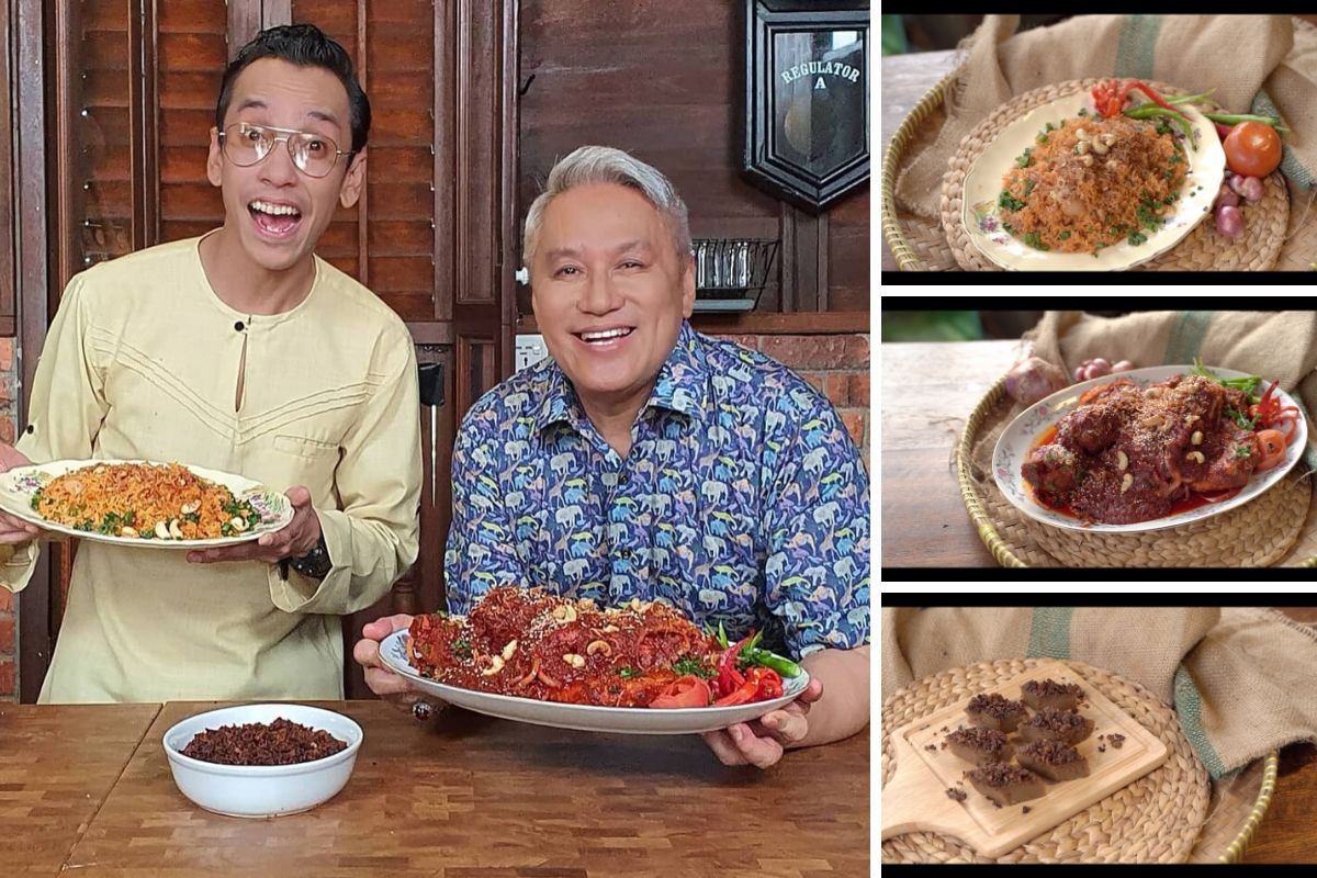 Datuk Chef Wan Dan Naqiu Masak Nasi Tomato & Ayam Masak Merah, Imbau Nostalgia Ramadan