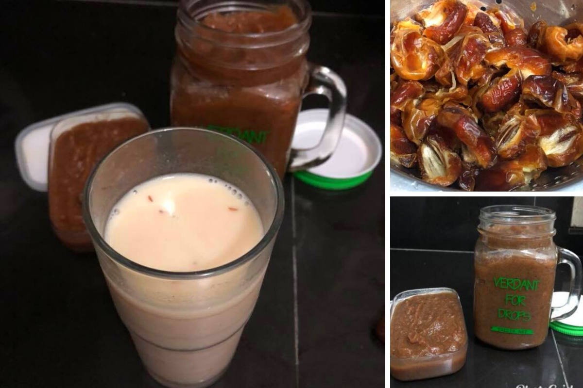 Cara Buat Stok Pati Kurma Homemade Untuk Sahur.