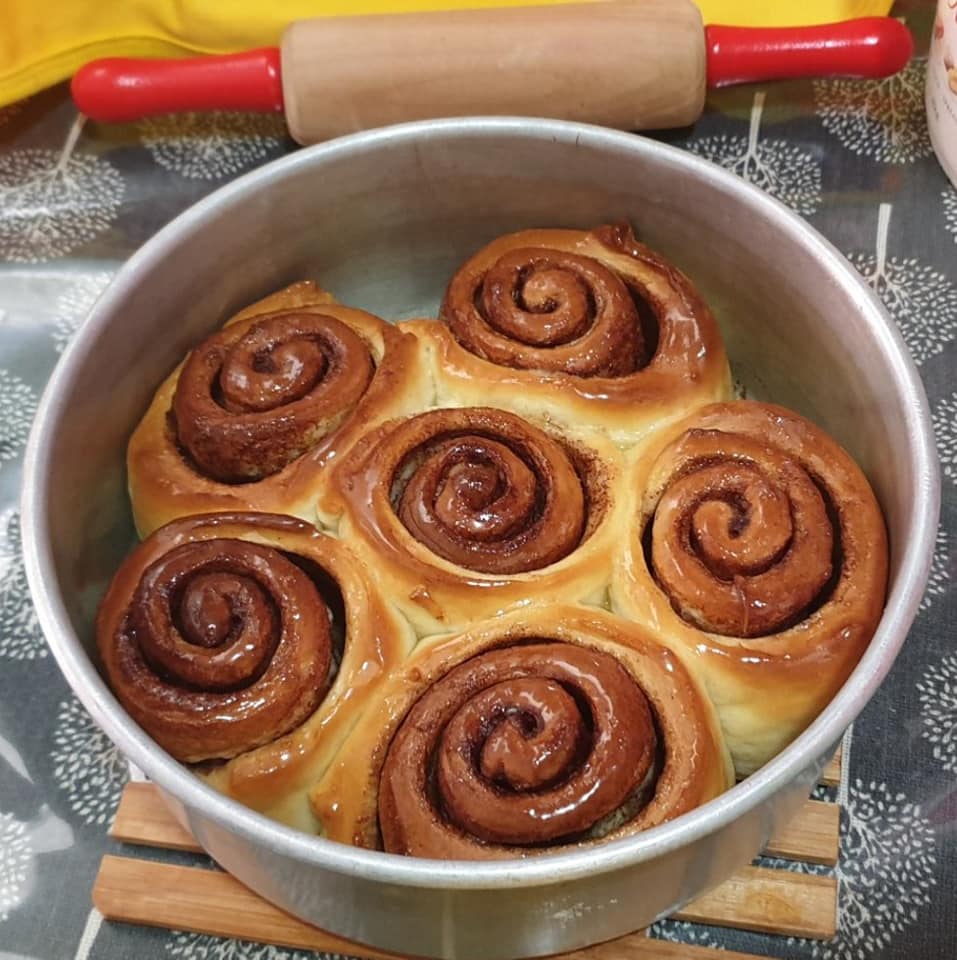 Cinnamon Roll Homemade Sedap Sangat. Ikut Sukatan Gerenti Jadi