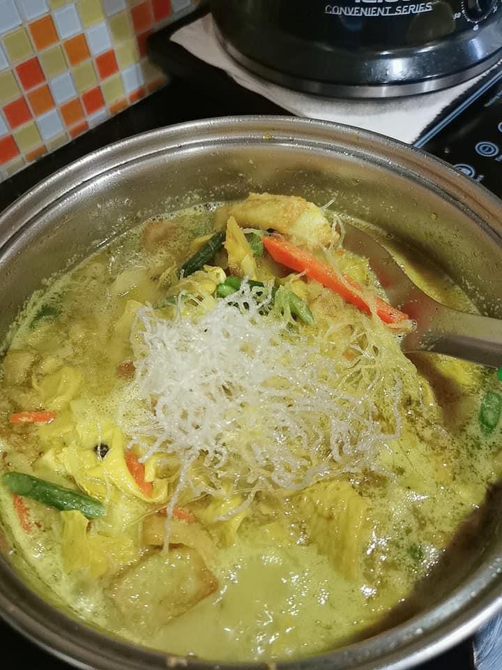Resipi Lengkap Nasi Impit & Kuah Lontong Kaw. Sedap Dan Senang Masak