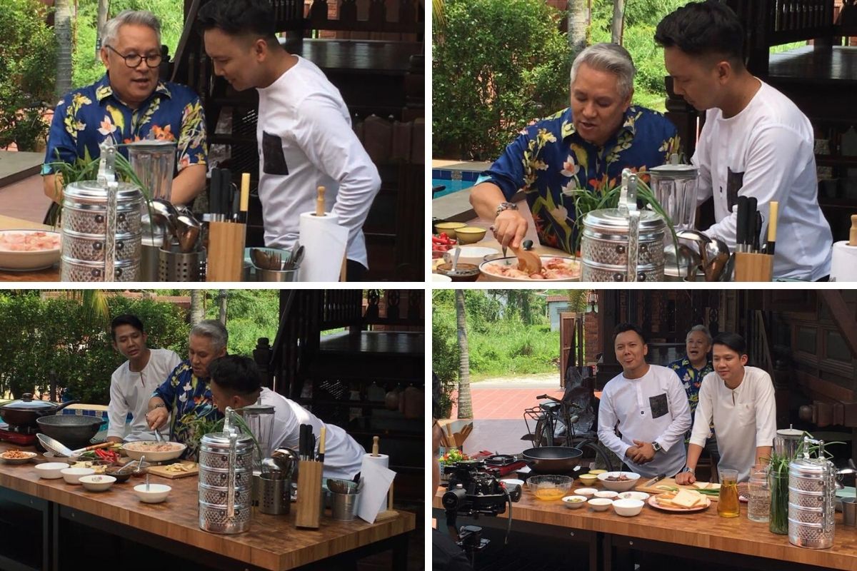 Datuk Chef Wan,Falyq Dan Radin Masak Bersama Ayam Masak Halia &#038; Roti Sardin Salut Telur