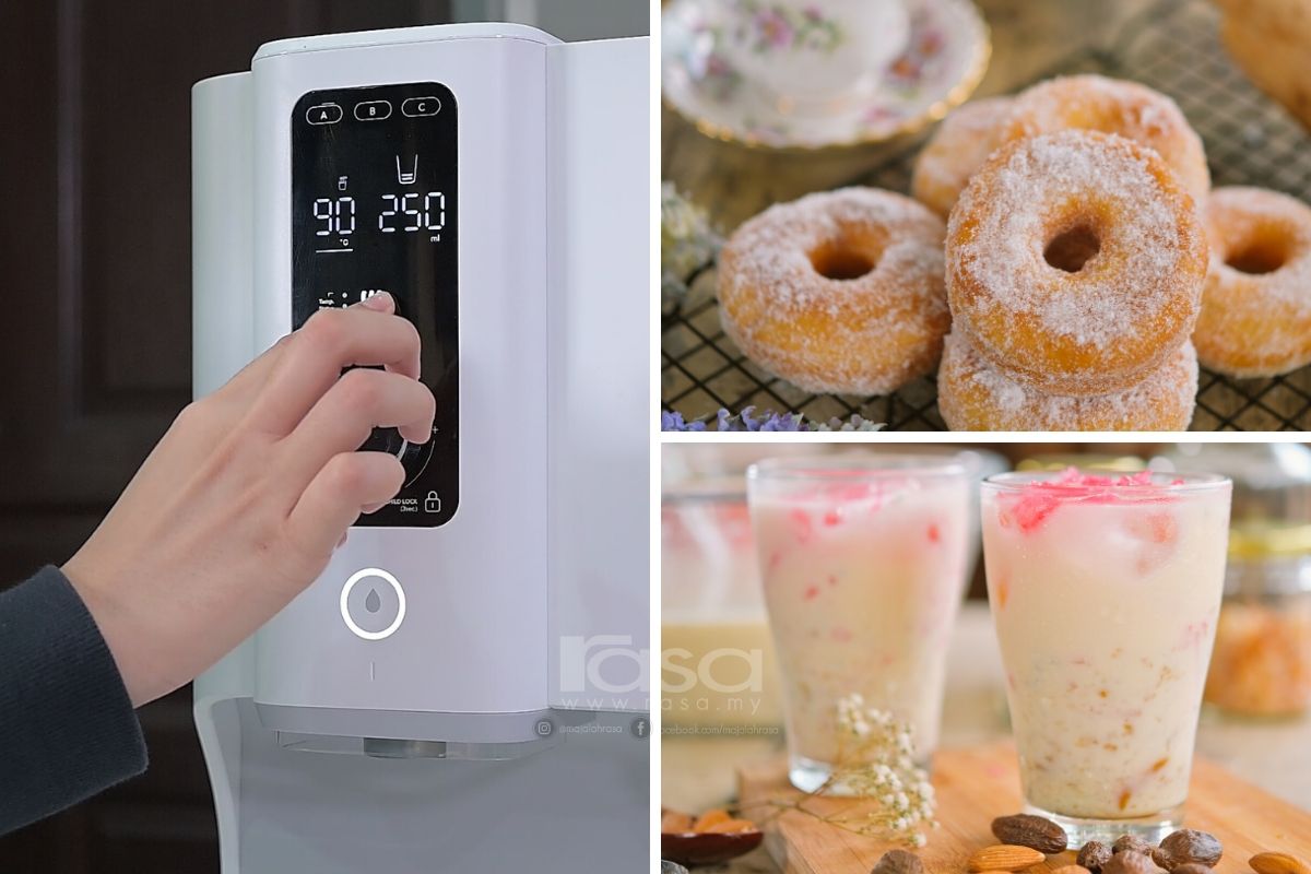 Buat Donut & Air Katira Jimat Masa Dengan Ombak Coway, Suri Rumah Mesti Onz