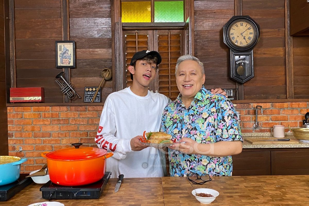 Ismail Izzani Masak Nasi Minyak, Kurma Ayam Dan Popia Sambal Dengan Chef Wan,  Mesranya ‘Cucu’ & ‘Atuk’