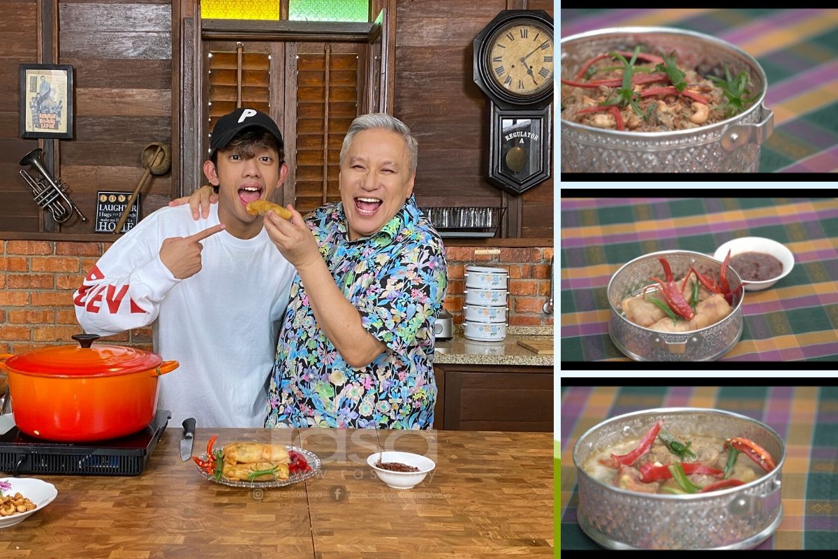 Ismail Izzani Masak Nasi Minyak, Kurma Ayam Dan Popia Sambal Dengan Chef Wan, Mesranya ‘Cucu’ & ‘Atuk’