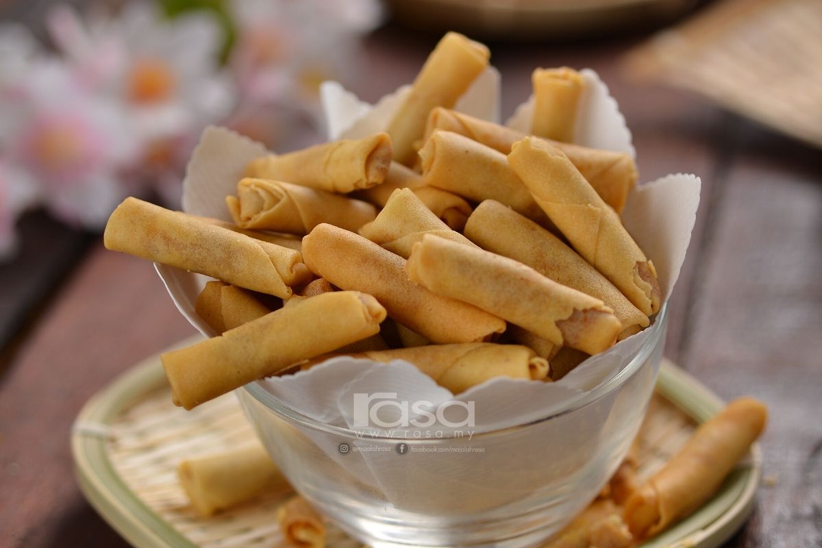 Popia Mini Udang Kering, Kudapan Femes Time Raya