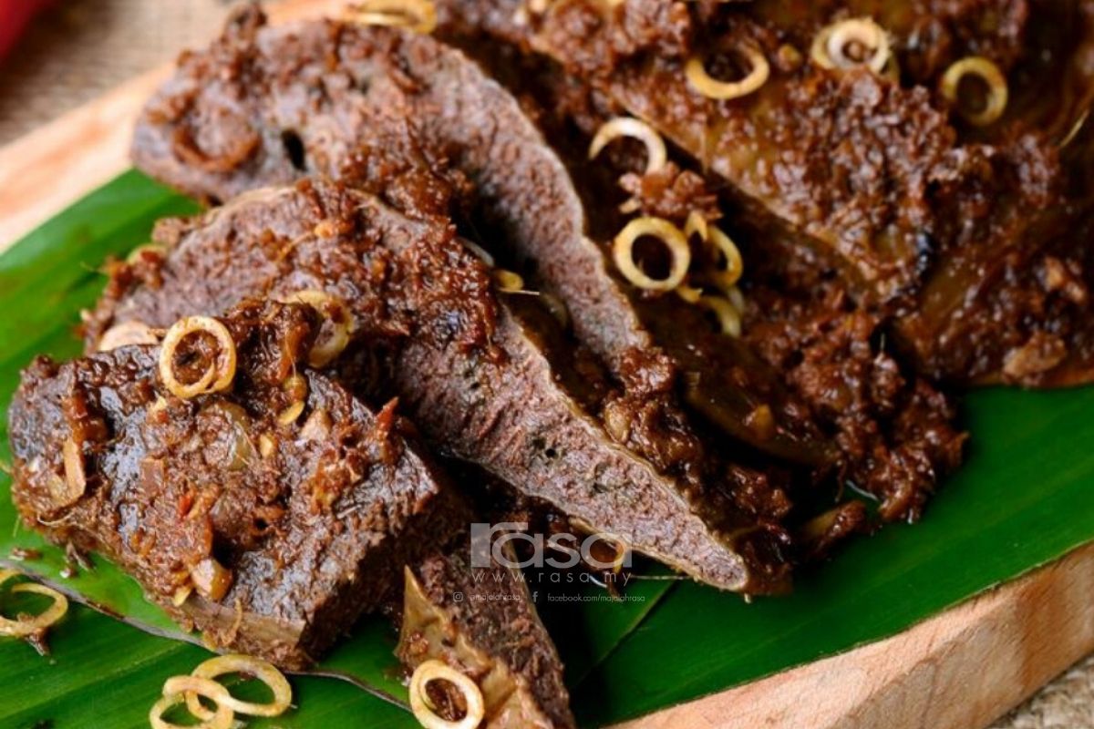 Rendang Limpa Lembu Tak Liat dan Berbau, Juadah Enak Pagi Syawal