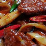 Daging Burger Masak Merah, Burger Tu Goreng Dulu