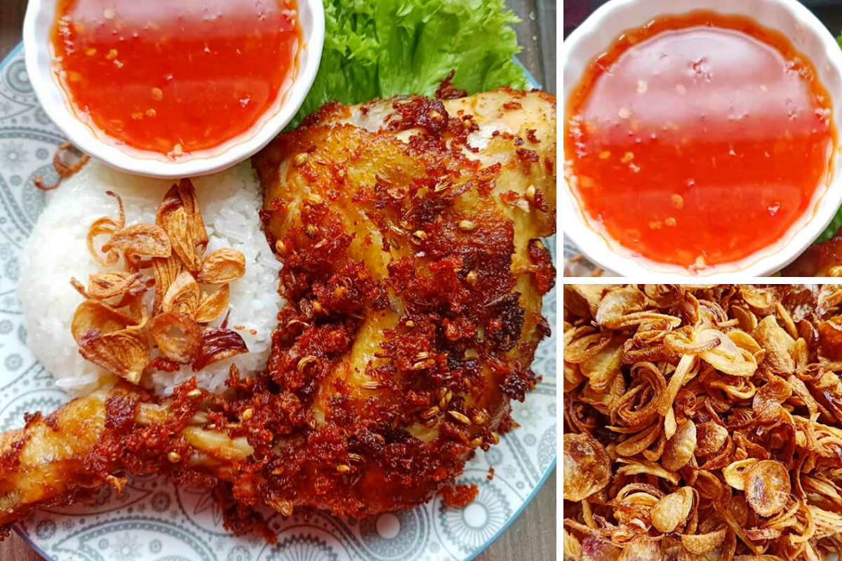 Cara Masak Pulut Ayam Stail Siam. Mudah Rupanya Resipi Ni.