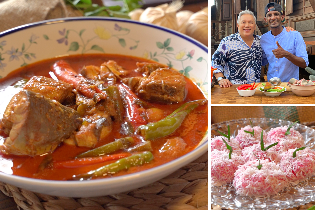 Chef Wan & Mamak Puteh Kongsi Resipi Nostalgia Kari Ikan Yu & Sagu Kelapa Parut.