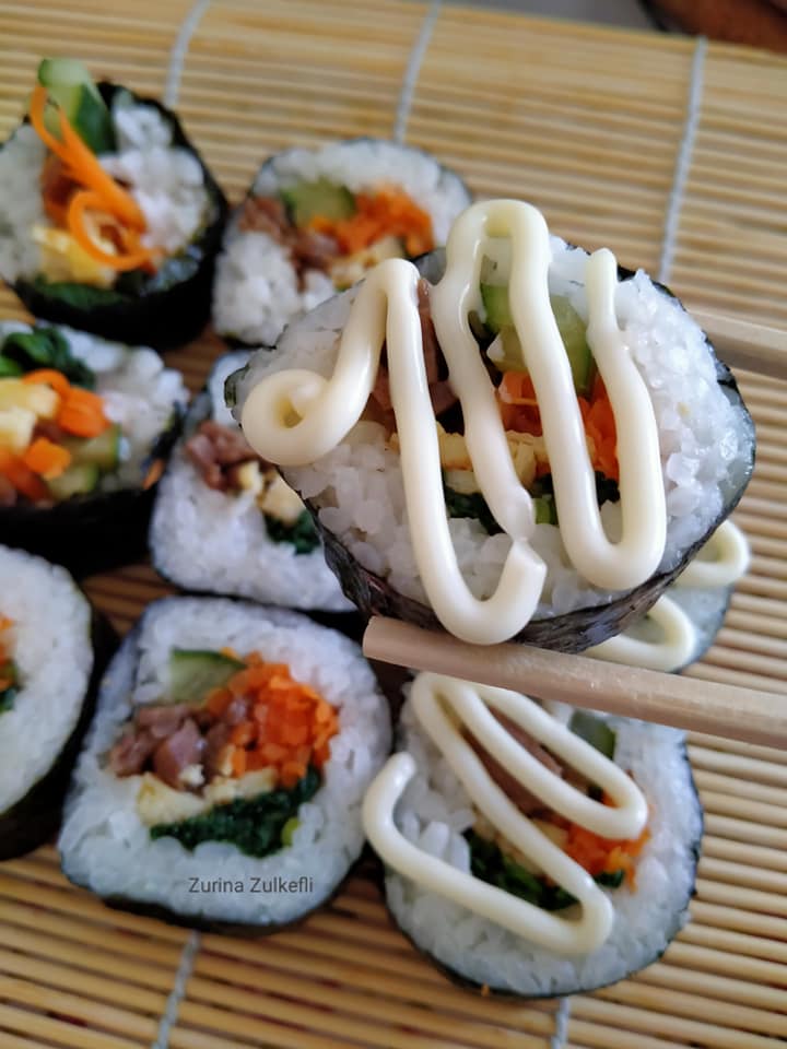 Resipi Kimbap Korea. Buat Sendiri Baru Puas Hati.