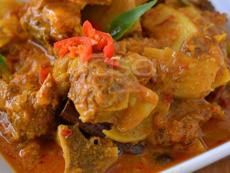 Kari Tulang Bersama Rebung, Lauk Sedap Tak Terkata