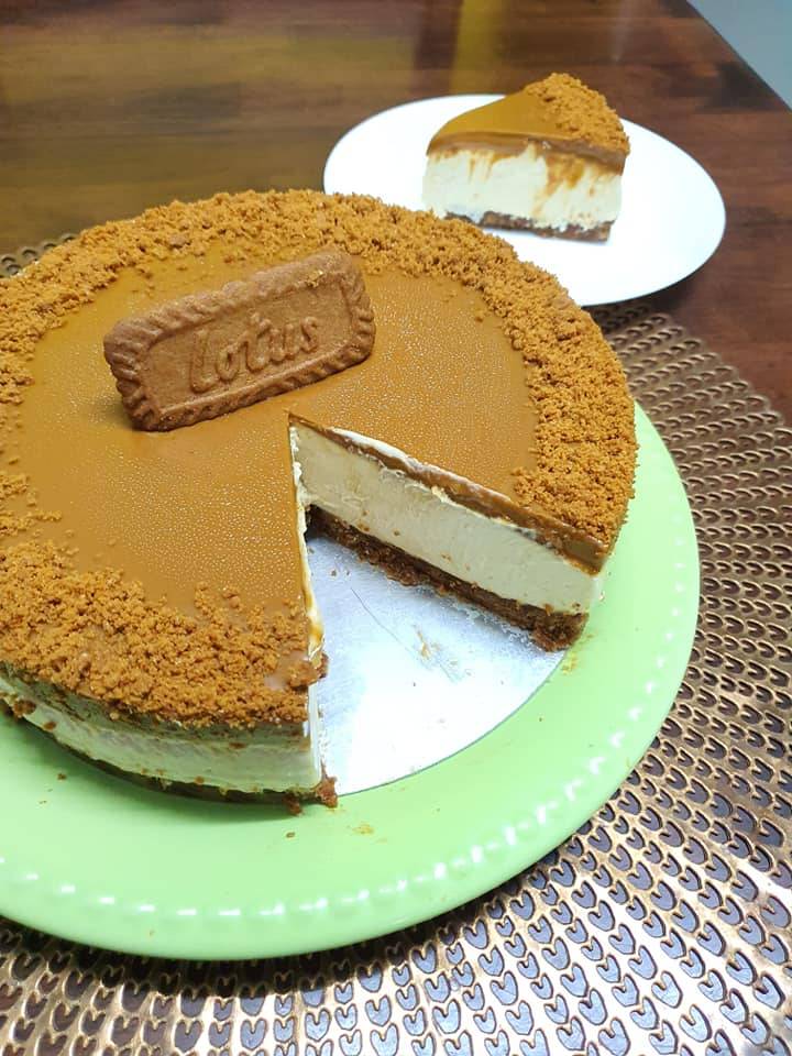 Sedapnya…Ni Cara Buat Lotus Biscoff Cheesecake Secara Homemade
