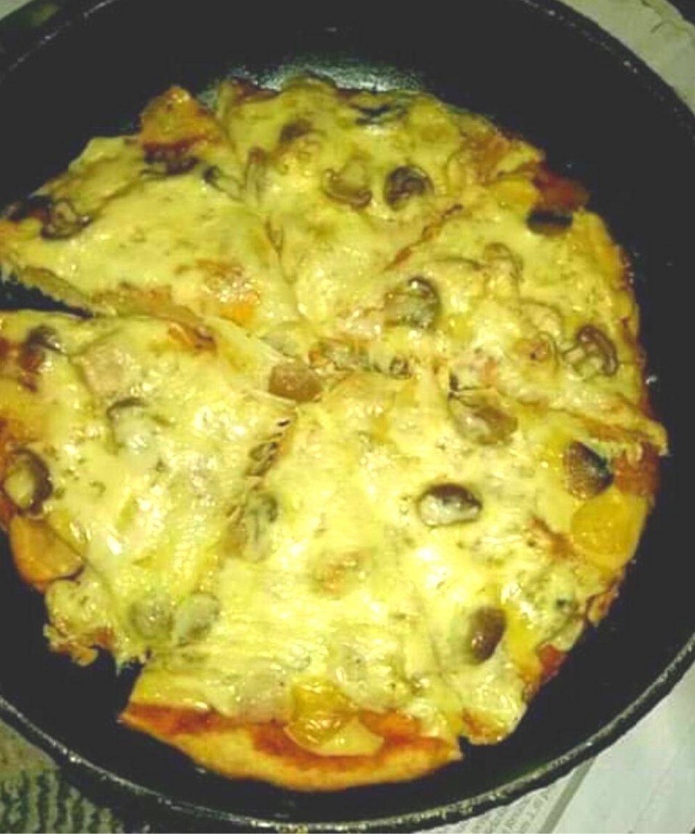 Ni Cara Masak Pizza Atas Kuali, Lembut & Rangup.