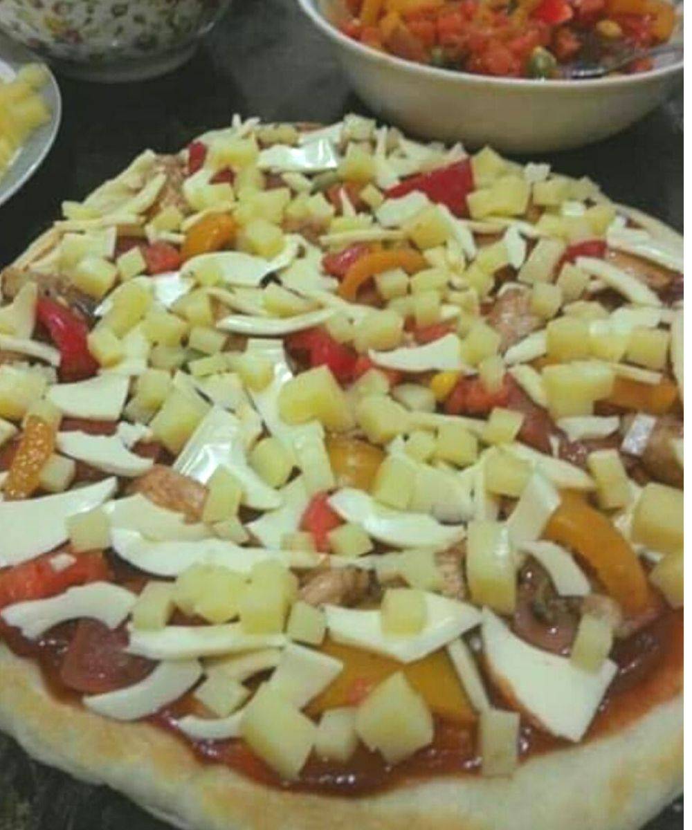 Ni Cara Masak Pizza Atas Kuali, Lembut & Rangup.