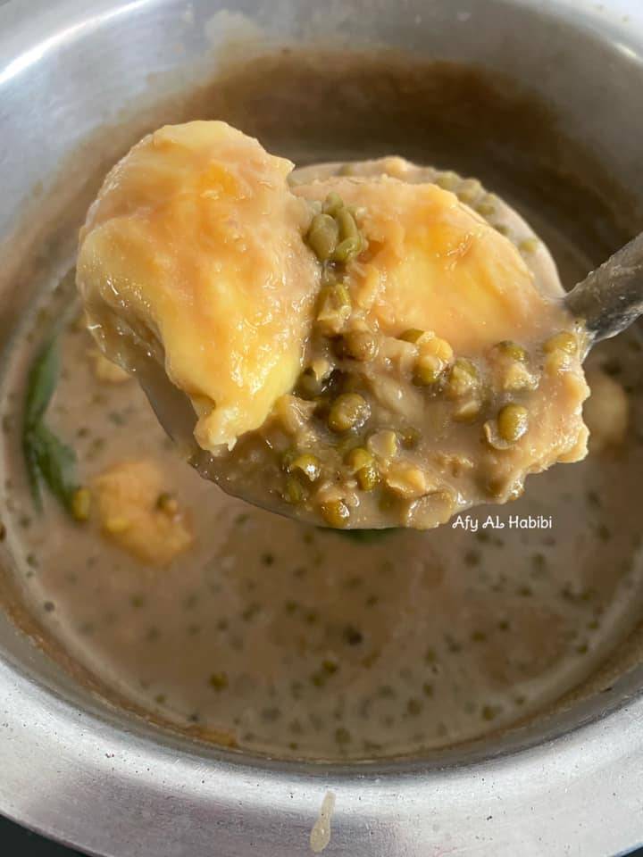 Resipi Bubur Kacang Durian Yang Sedap & Cepat Empuk