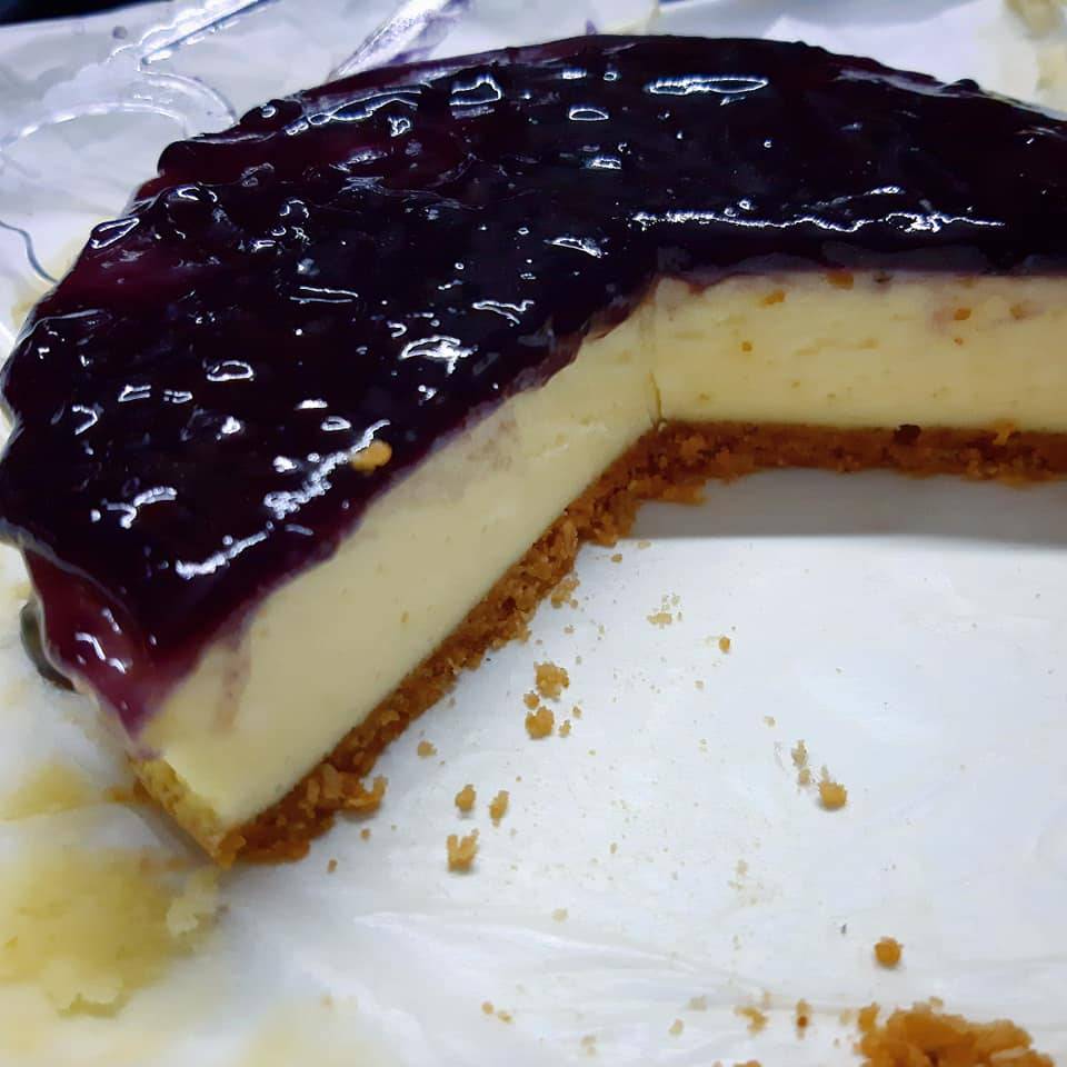 Resipi Blueberry Cheese Cake, Kos Bajet Tak Sampai RM30