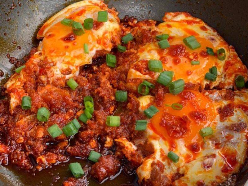 Sambal Telur Pecah Menu Simple Kaw Kaw Sedap