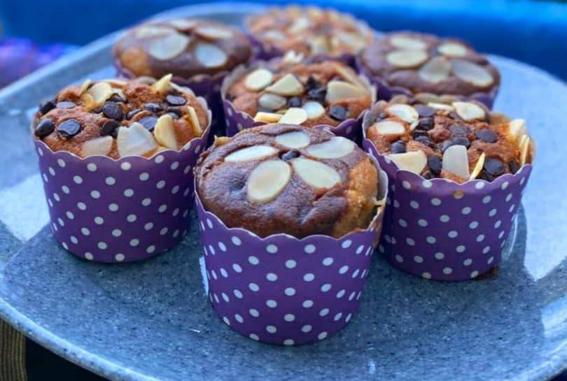 Muffin Pisang Chocolate Chip, Sedap & Menyelerakan