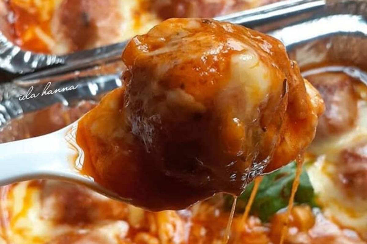 Resipi Meatball Bolognese Cheese Yang Menggiurkan. Sedap Kalau Makan Panas-Panas!