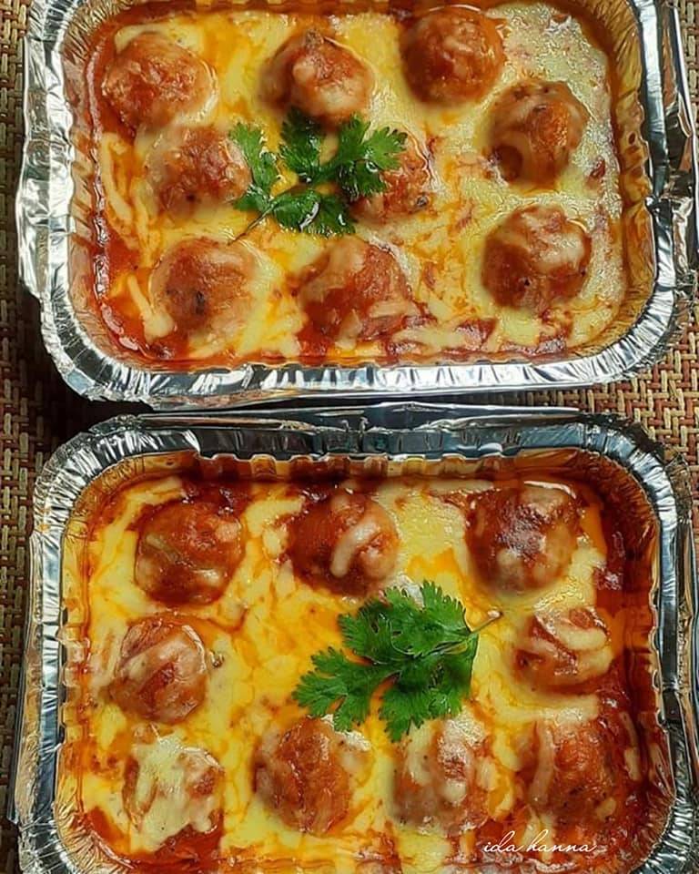 Resipi Meatball Bolognese Cheese Yang Menggiurkan. Sedap Kalau Makan Panas-Panas!